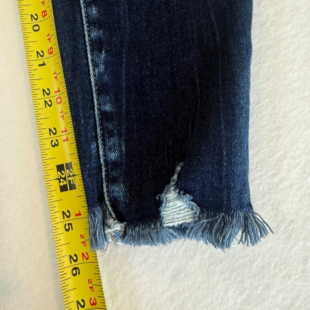 KanCan Signature Ankle Skinny Jeans Womens 25 Dark Wash Blue VBK1853A - Picture 6 of 9